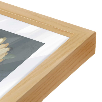 [Color:American Maple], Picture of art in a American Maple frame of the corner