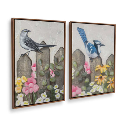 [Color:Walnut], Picture of art in a Walnut frame at an angle