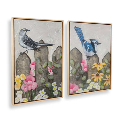 [Color:American Maple], Picture of art in a American Maple frame at an angle