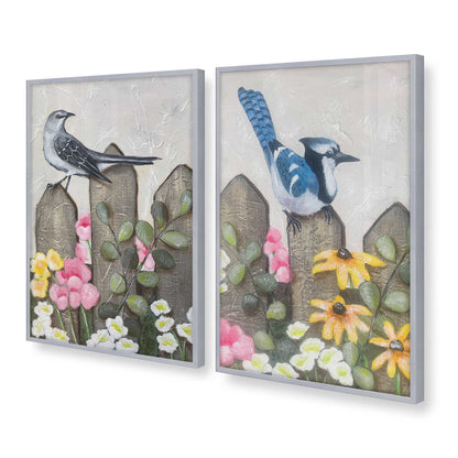 [Color:Polished Chrome], Picture of art in a Polished Chrome frame at an angle