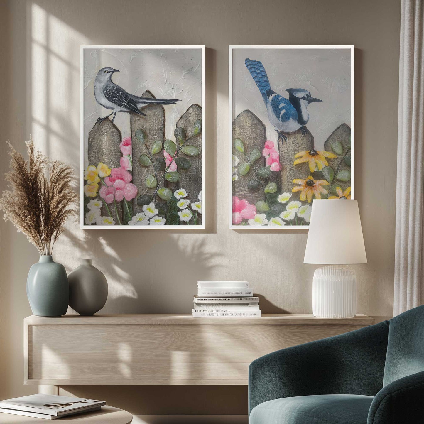 [Color:American Maple], Picture of art in a American Maple frame