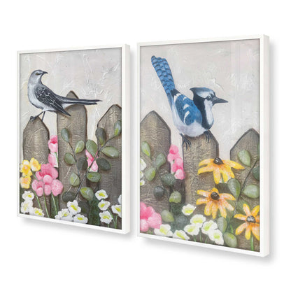 [Color:Opaque White], Picture of art in a Opaque White frame at an angle