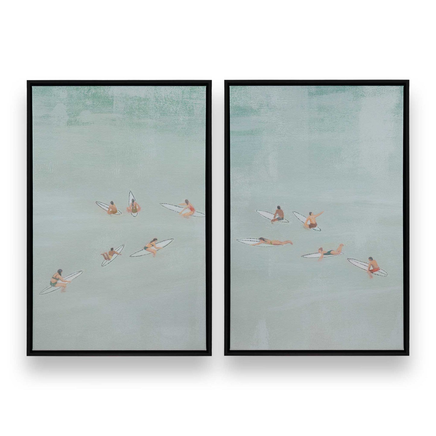 [Color:Satin Black], Picture of art in a Satin Black frame