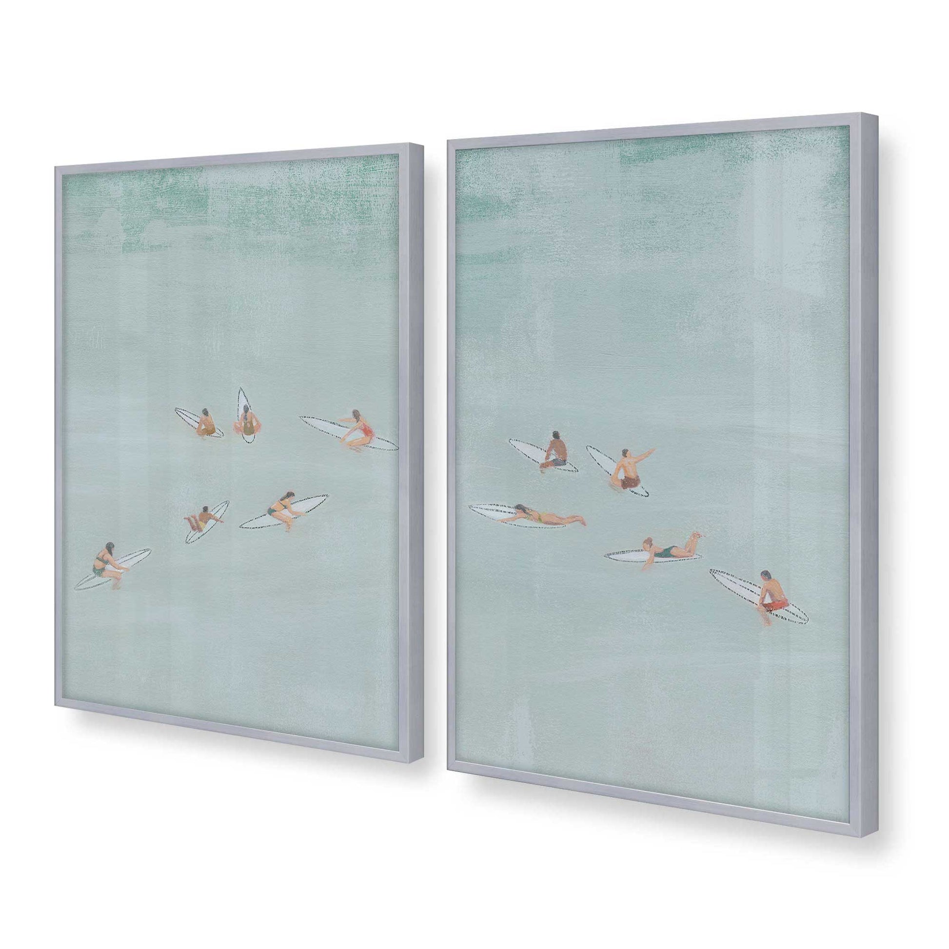 [Color:Polished Chrome], Picture of art in a Polished Chrome frame at an angle