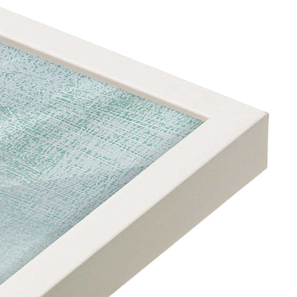 [Color:Opaque White], Picture of art in a Opaque White frame of the corner