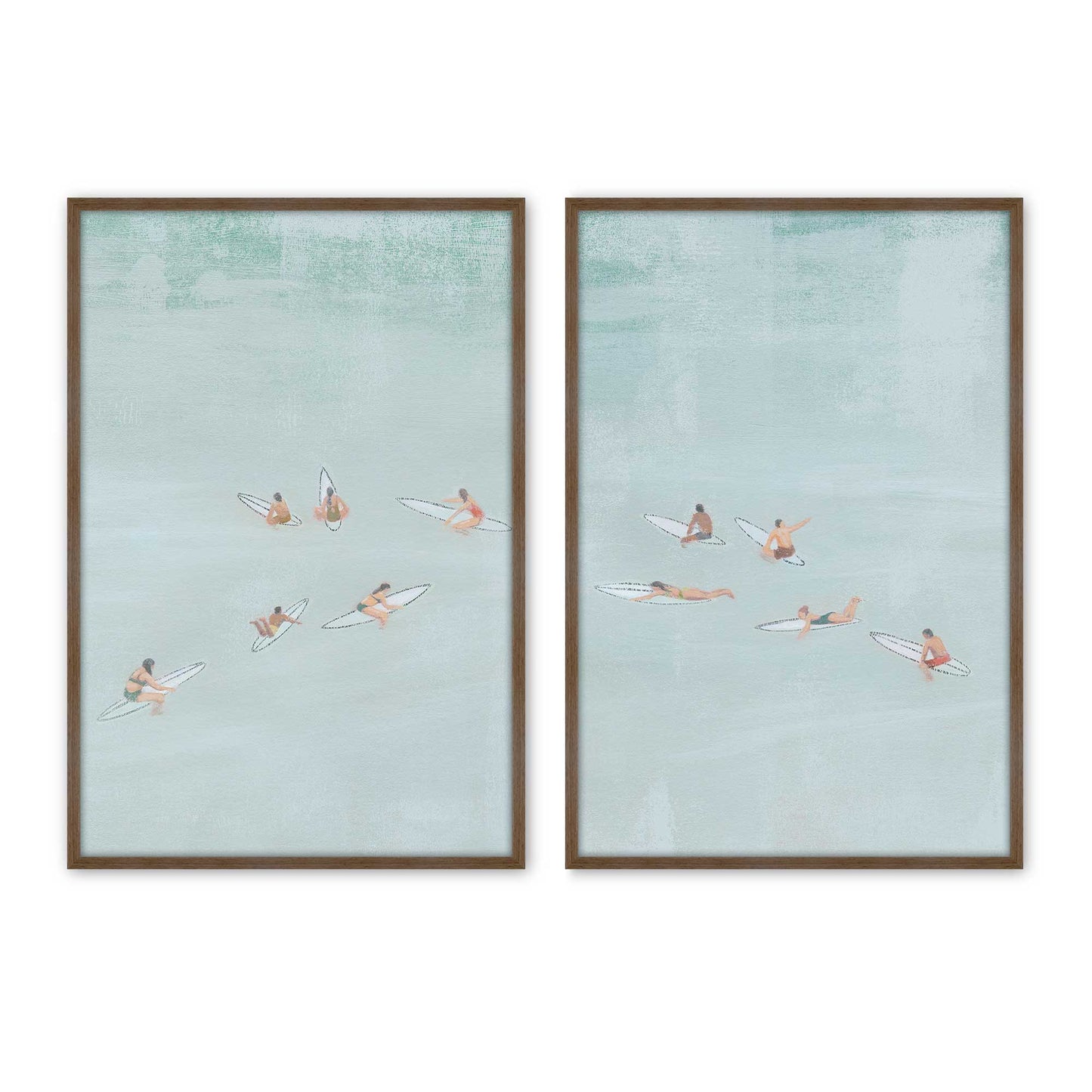 [Color:Walnut], Picture of art in a Walnut frame