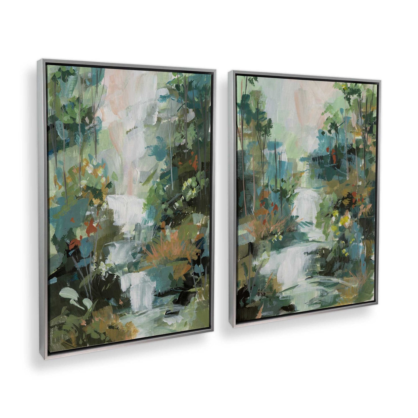 [Color:Polished Chrome], Picture of art in a Polished Chrome frame at an angle