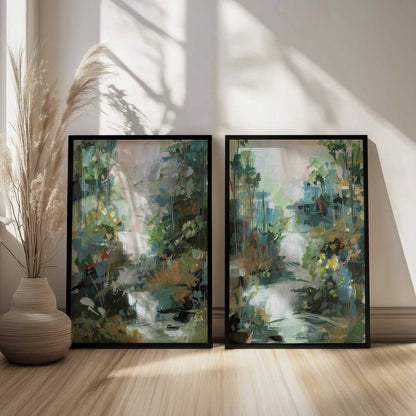 [Color:Satin Black], Picture of art in a Satin Black frame