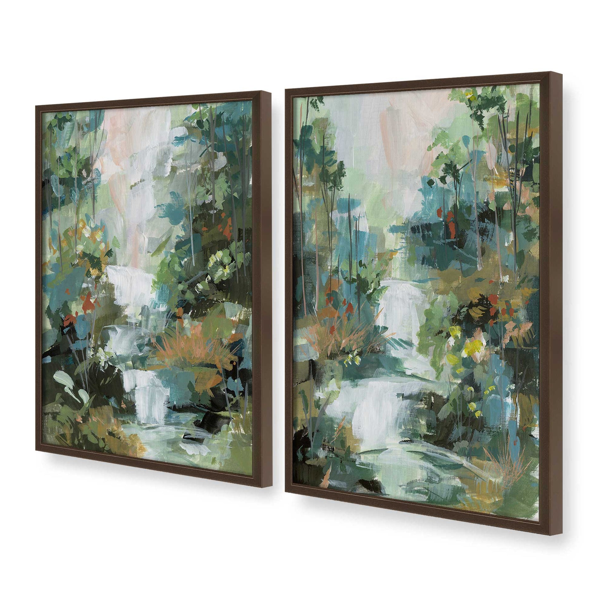 [Color:Belvinder Brown], Picture of art in a Belvinder Brown frame at an angle