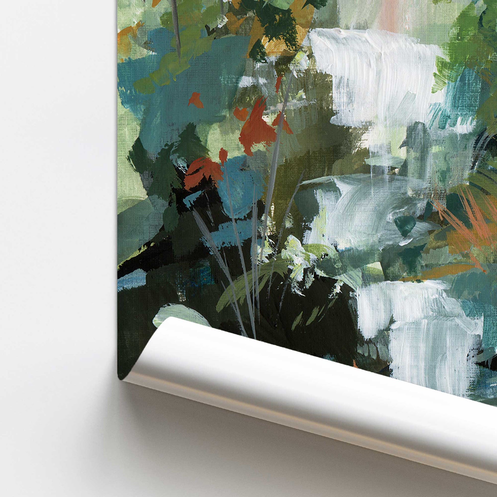 [color:Rolled Print], Picture of close up of art