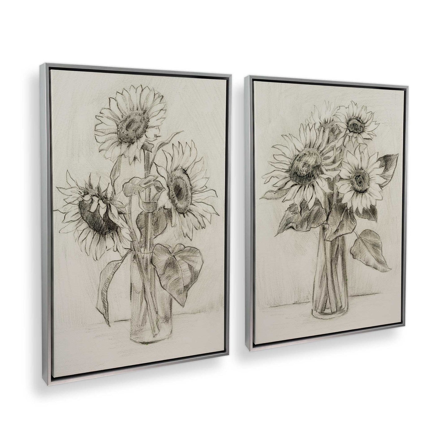 [Color:Polished Chrome], Picture of art in a Polished Chrome frame at an angle
