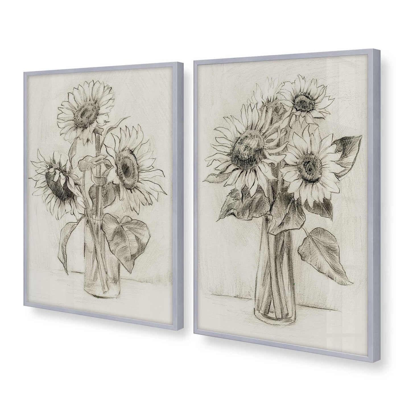 [Color:Polished Chrome], Picture of art in a Polished Chrome frame at an angle