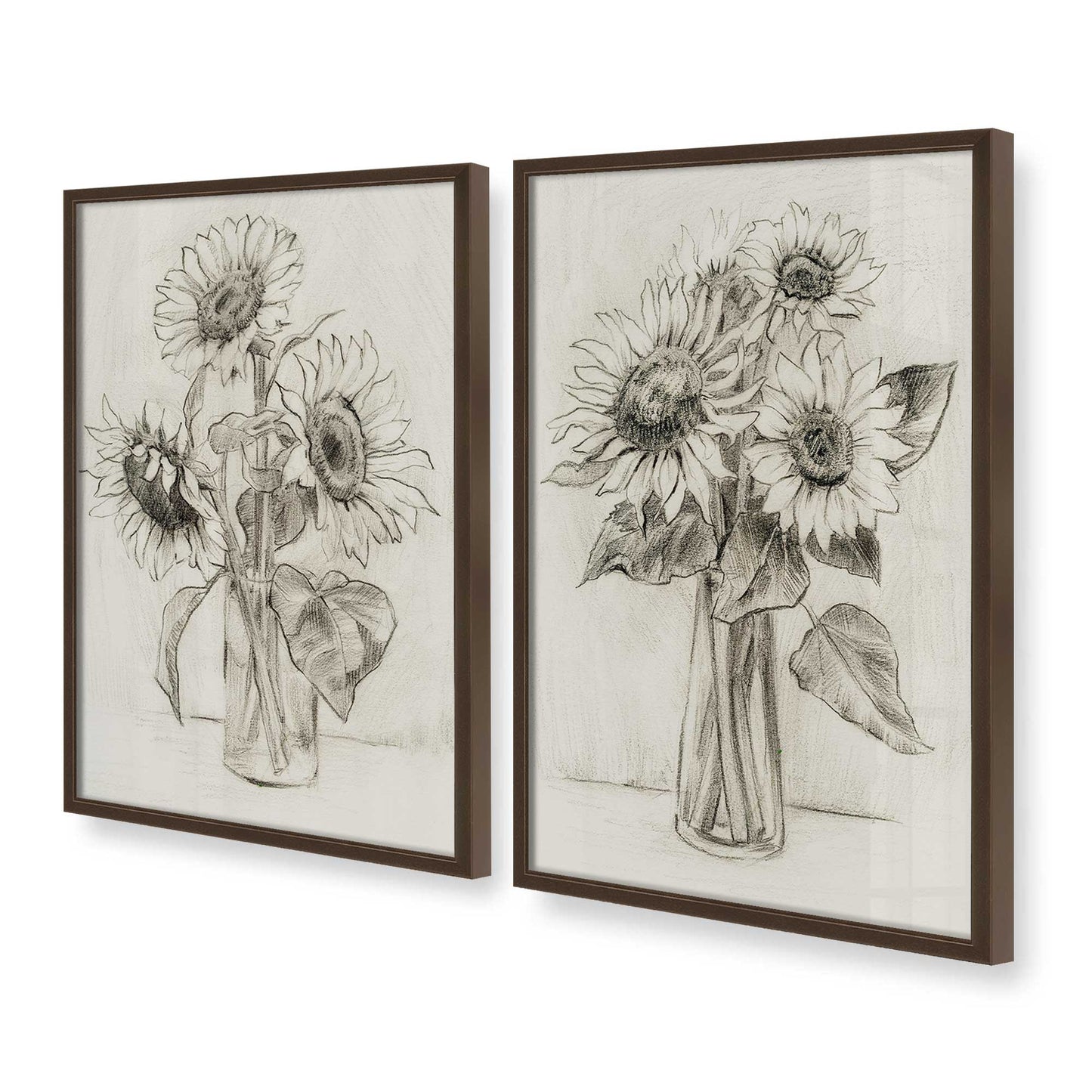 [Color:Belvinder Brown], Picture of art in a Belvinder Brown frame at an angle
