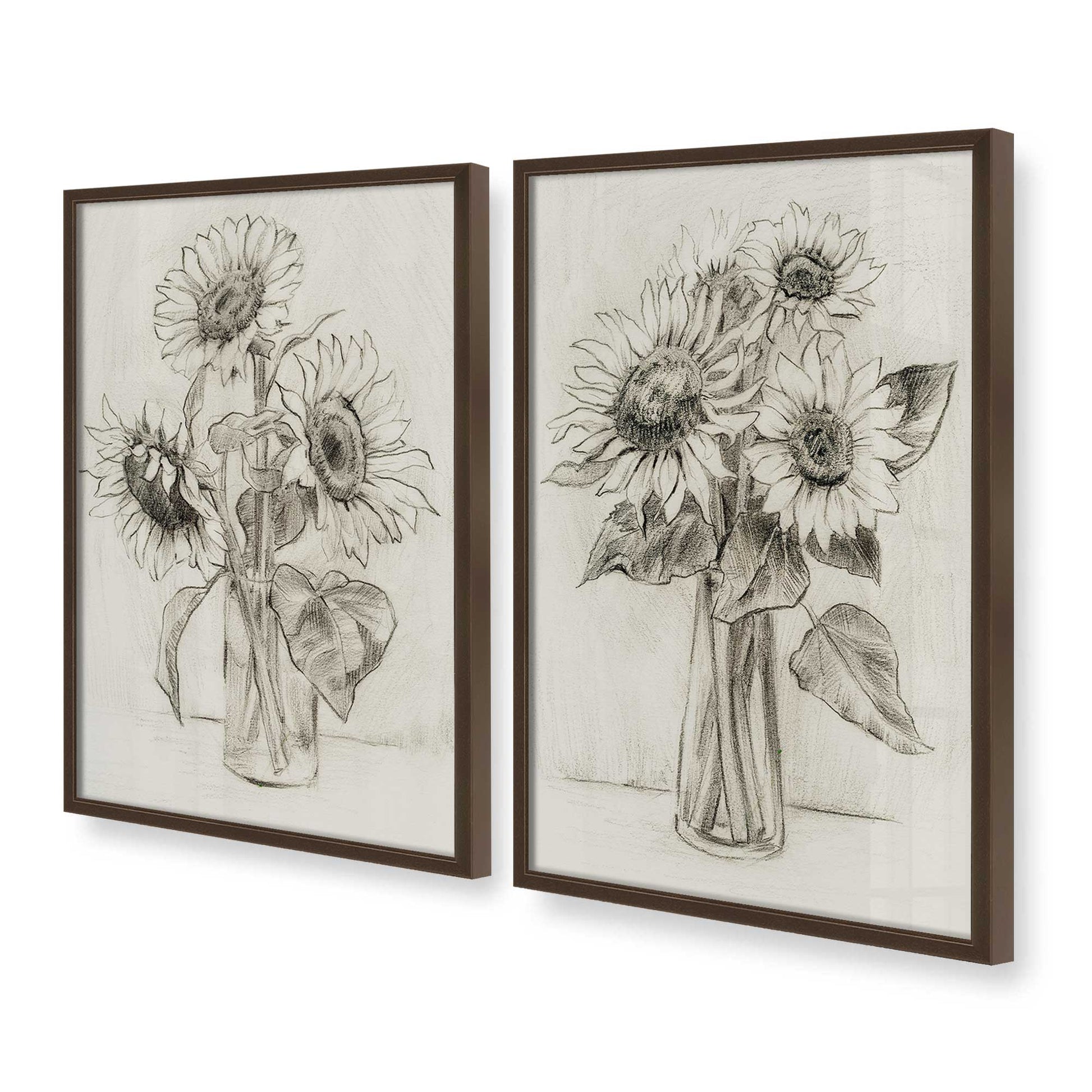 [Color:Belvinder Brown], Picture of art in a Belvinder Brown frame at an angle