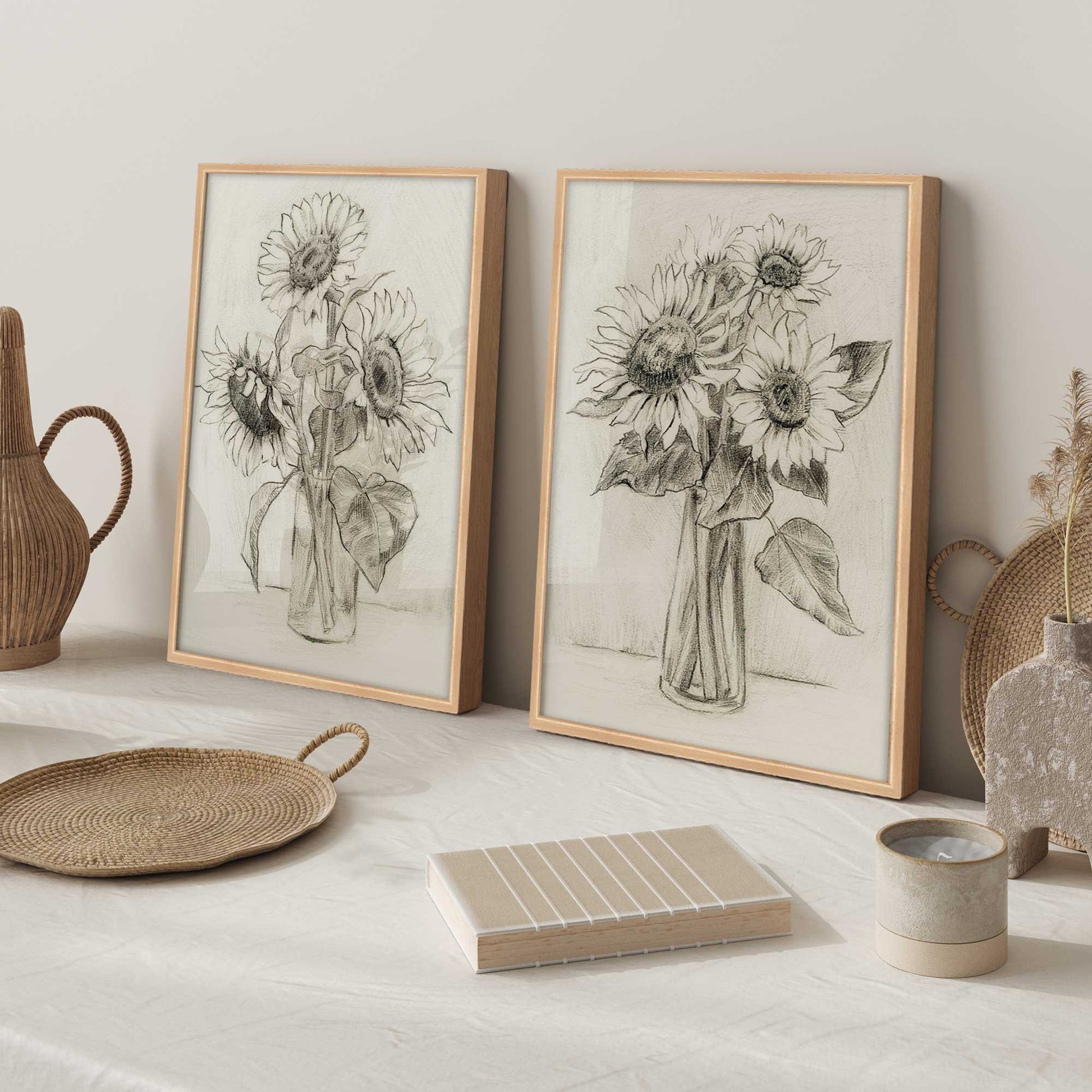 [Color:Walnut], Picture of art in a Walnut frame