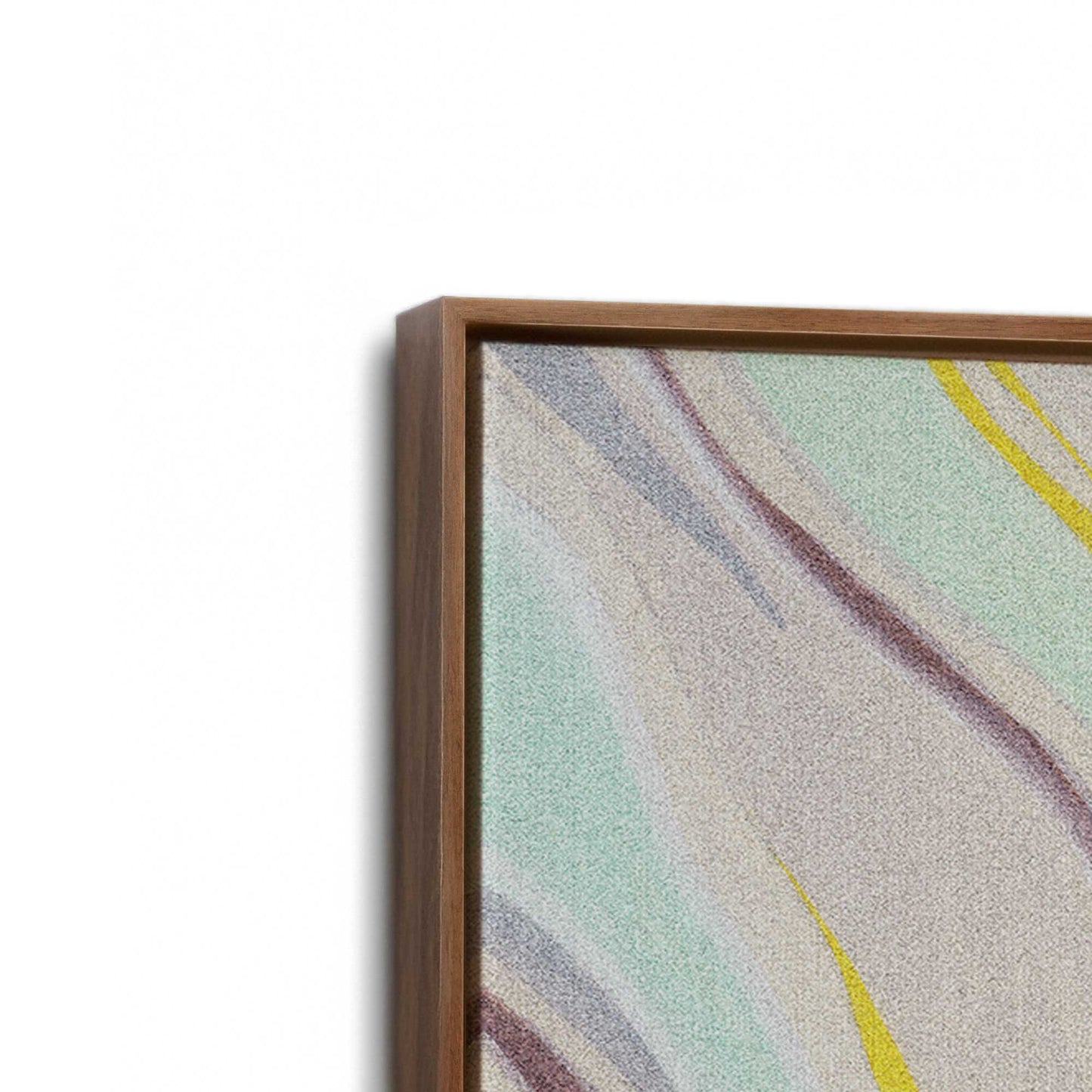 [Color:Walnut], Picture of the corner of the art