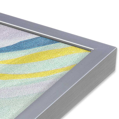 [Color:Polished Chrome], Picture of art in a Polished Chrome frame of the corner