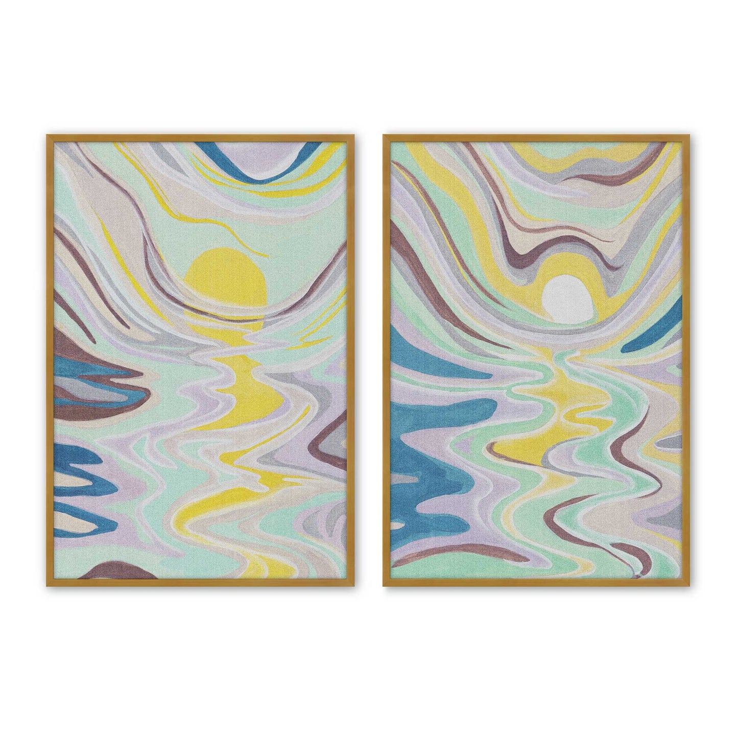 [Color:Polished Gold], Picture of art in a Polished Gold frame