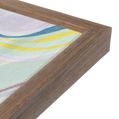 [Color:Walnut], Picture of art in a Walnut frame of the corner
