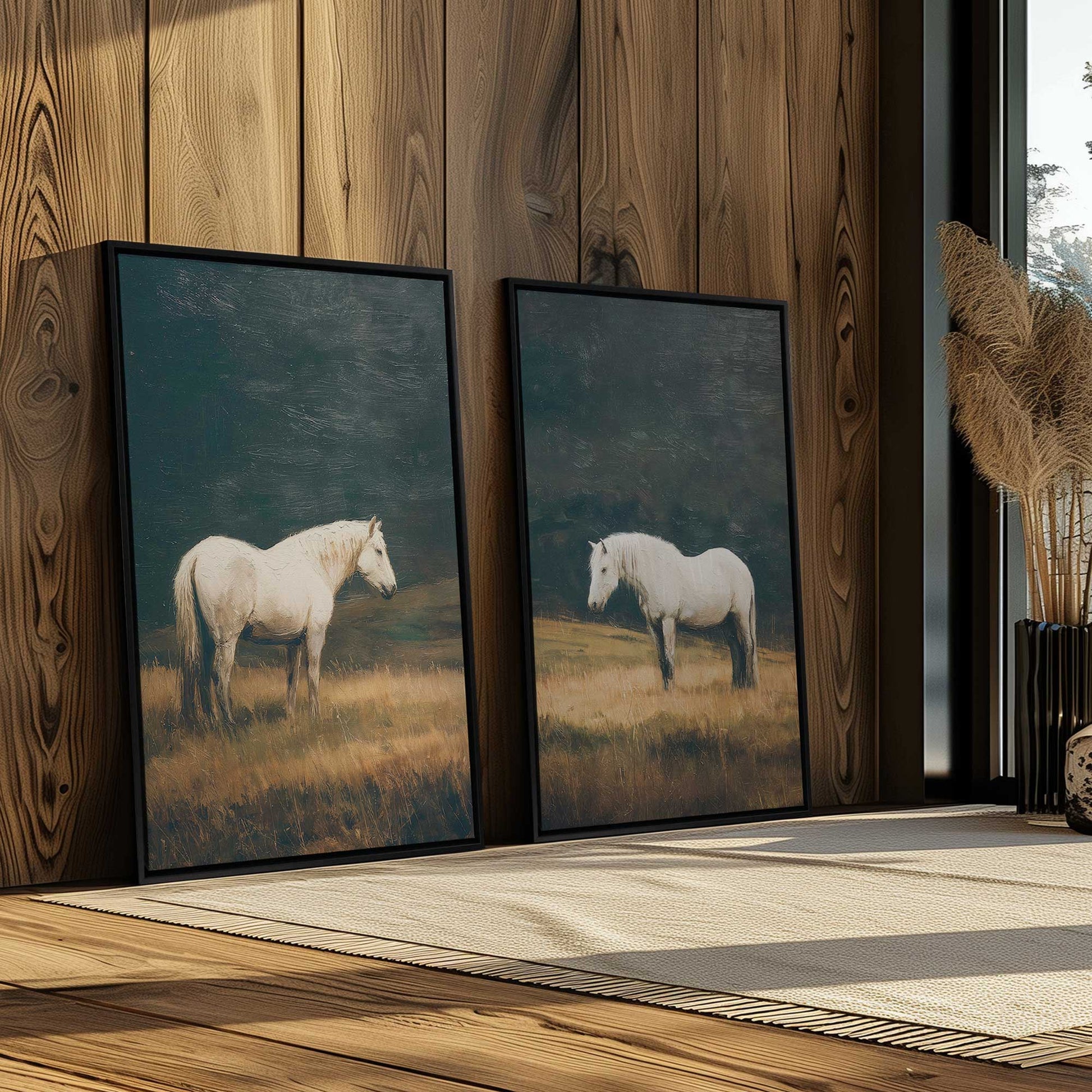 [Color:Opaque White], Picture of art in a White frame