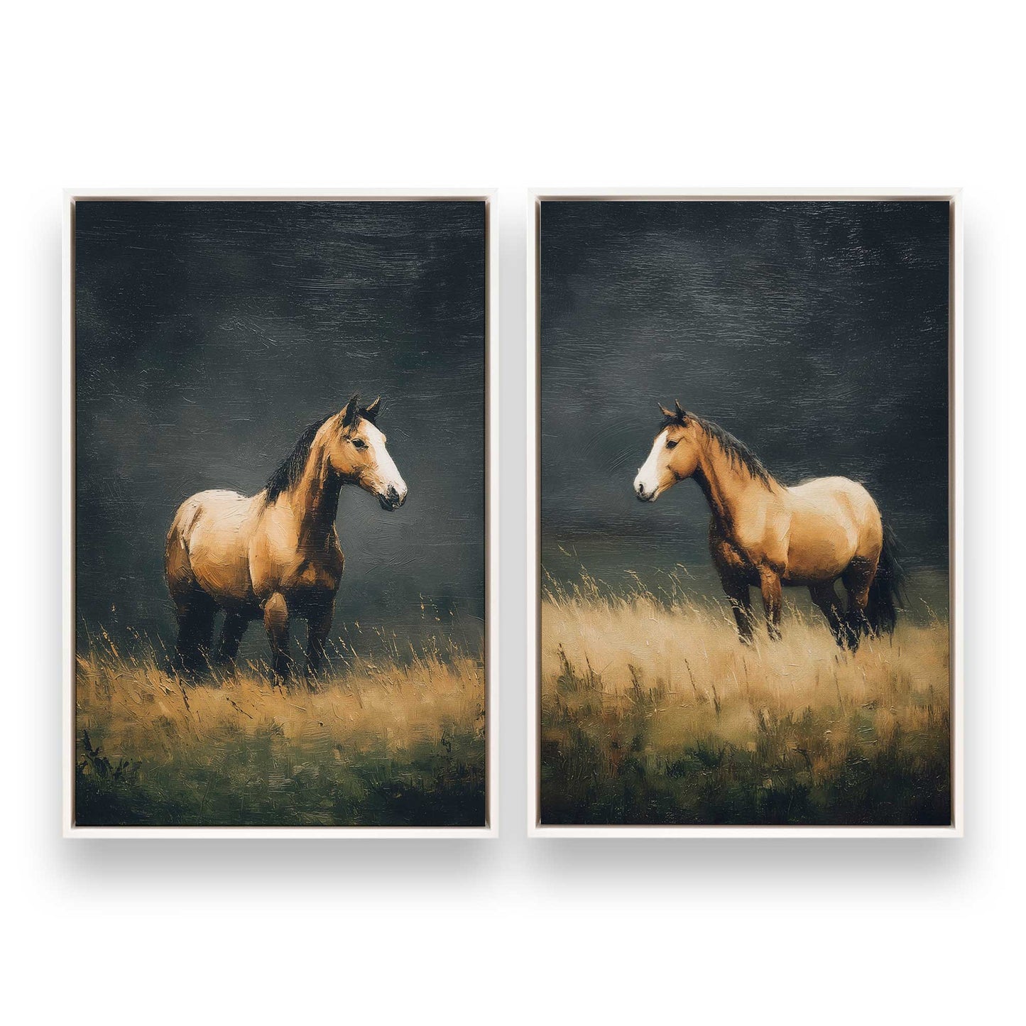 [Color:Opaque White], Picture of art in a White frame