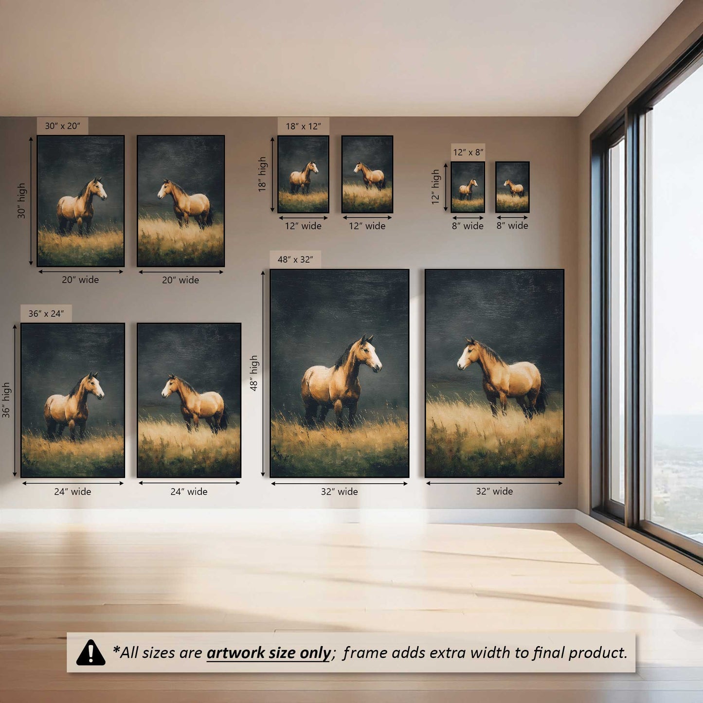 Stand Tall Buddy, Set of 2 Canvas Prints
