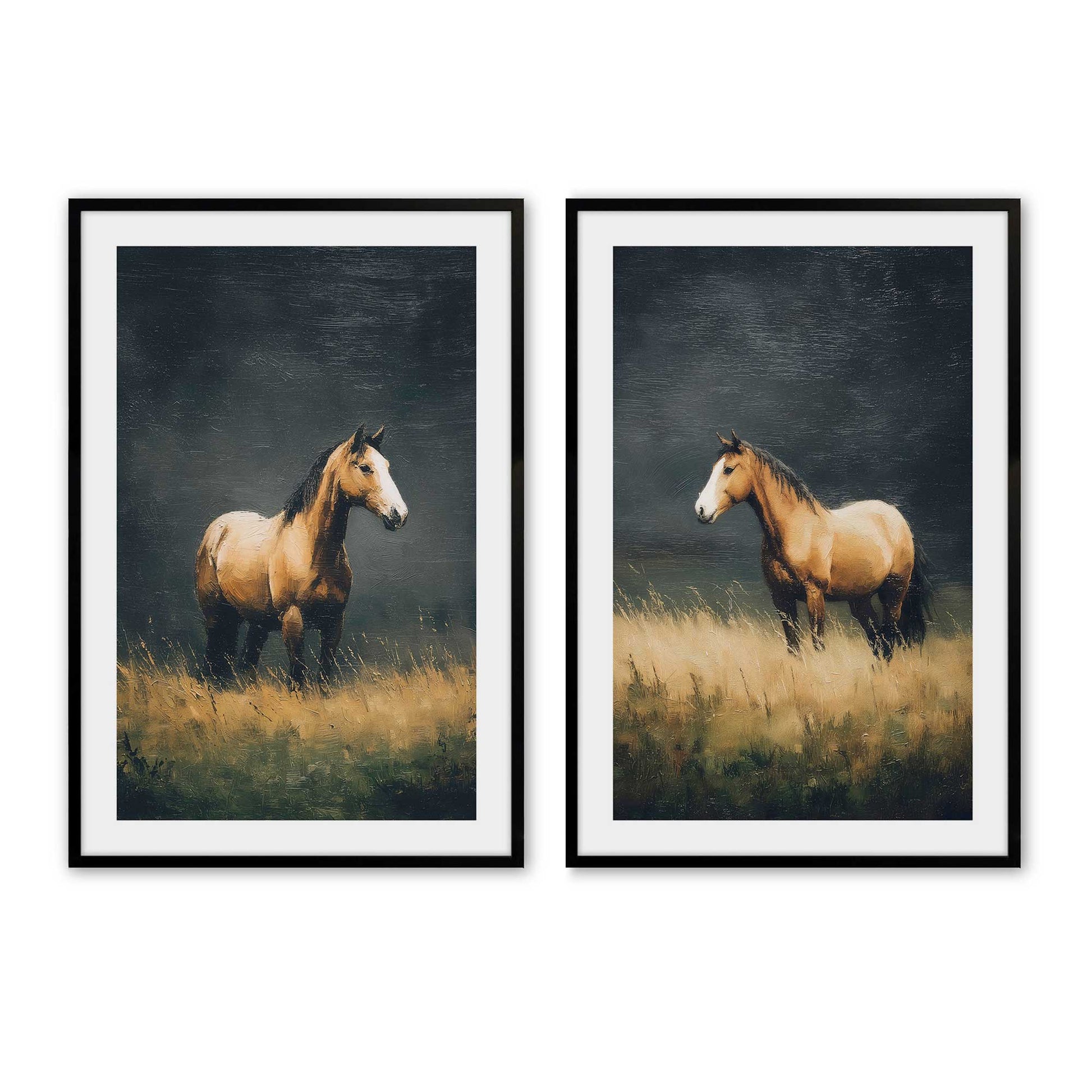 [Color:Satin Black], Picture of art in a Satin Black frame