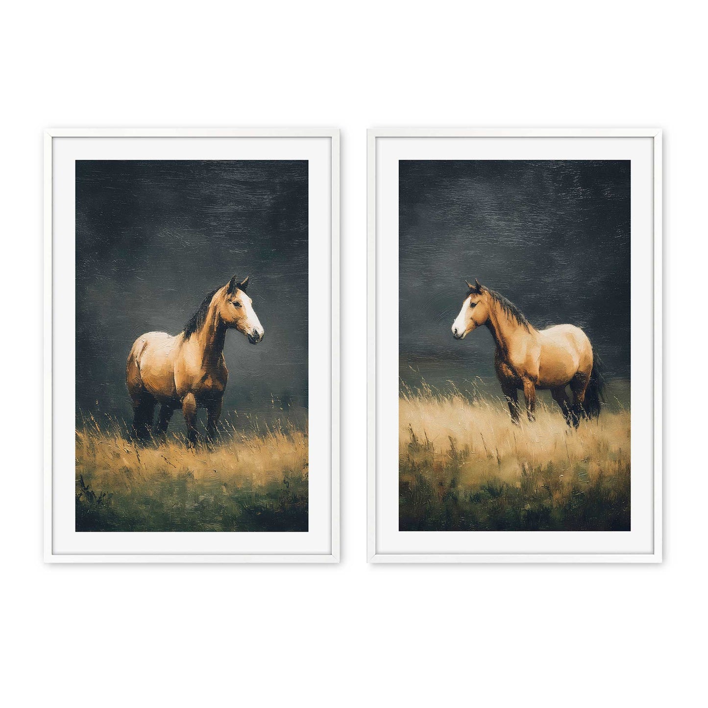 [Color:Opaque White], Picture of art in a Opaque White frame