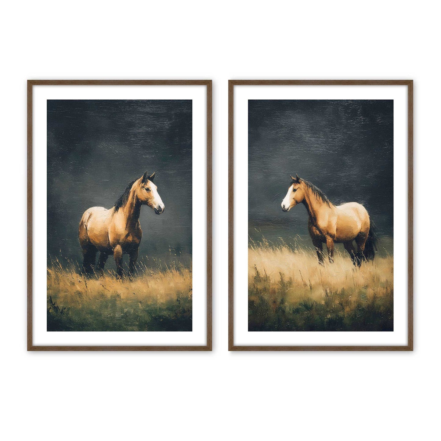 [Color:Walnut], Picture of art in a Walnut frame