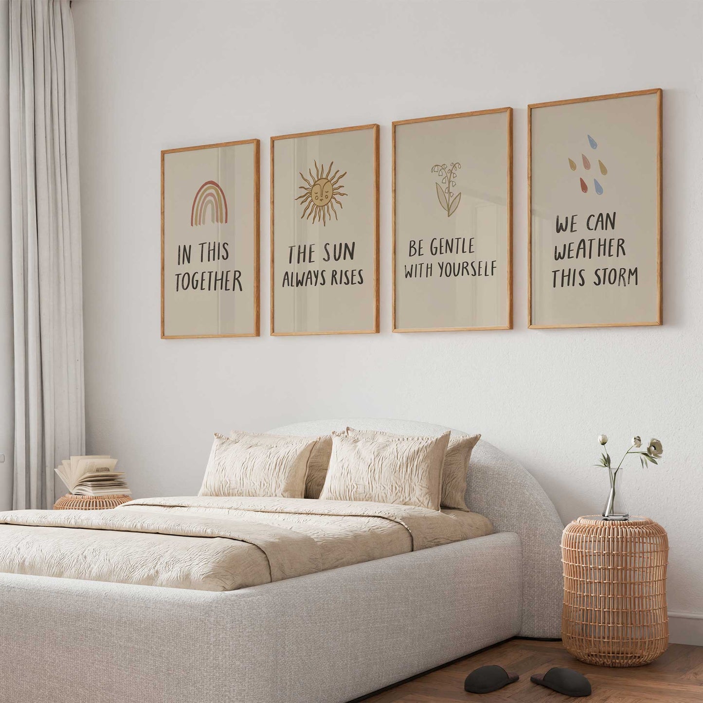 [Color:Satin Black], Picture of art in a Satin Black frame