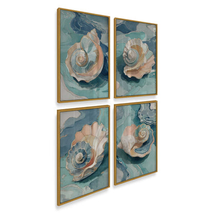 [Color:Polished Gold], Picture of art in a Polished Gold frame of the corner
