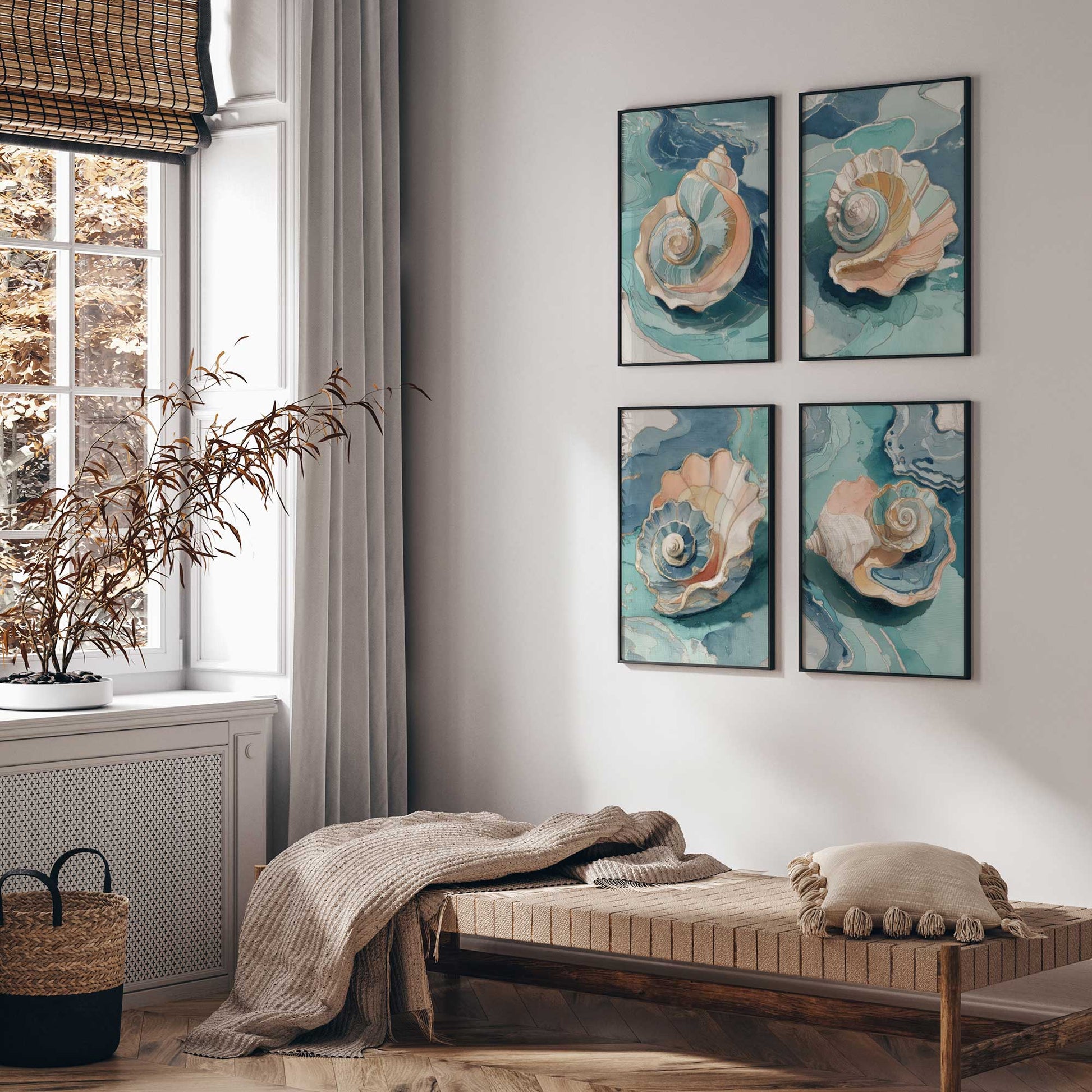 [Color:Belvinder Brown], Picture of art in a Belvinder Brown frame