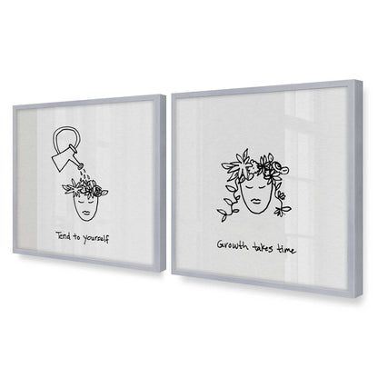 [Color:Polished Chrome], Picture of art in a Polished Chrome frame of the corner