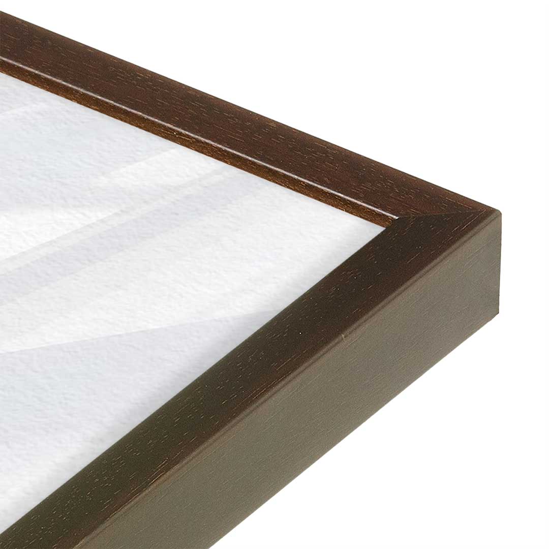[Color:Belvinder Brown], Picture of art in a Belvinder Brown frame of the corner