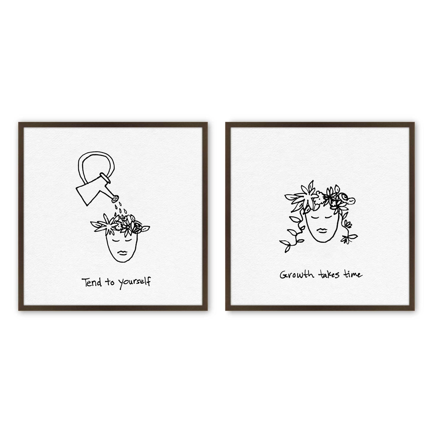 [Color:Belvinder Brown], Picture of art in a Belvinder Brown frame