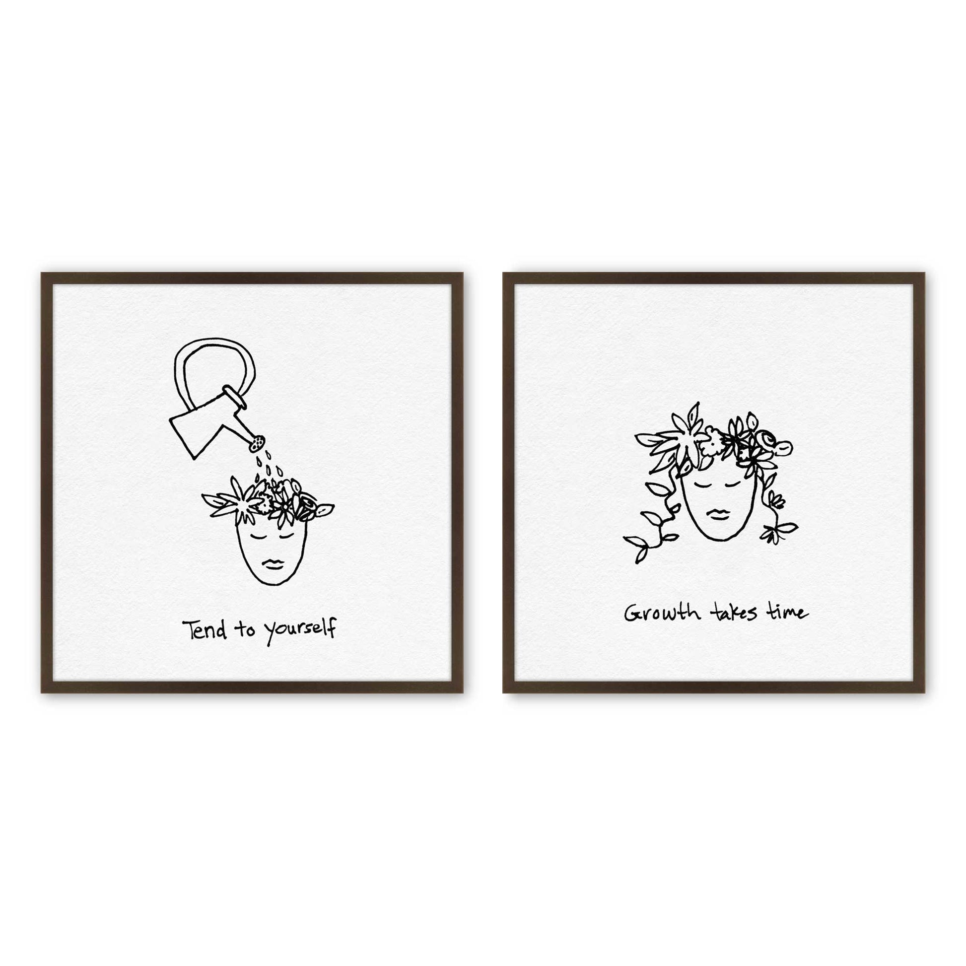 [Color:Belvinder Brown], Picture of art in a Belvinder Brown frame