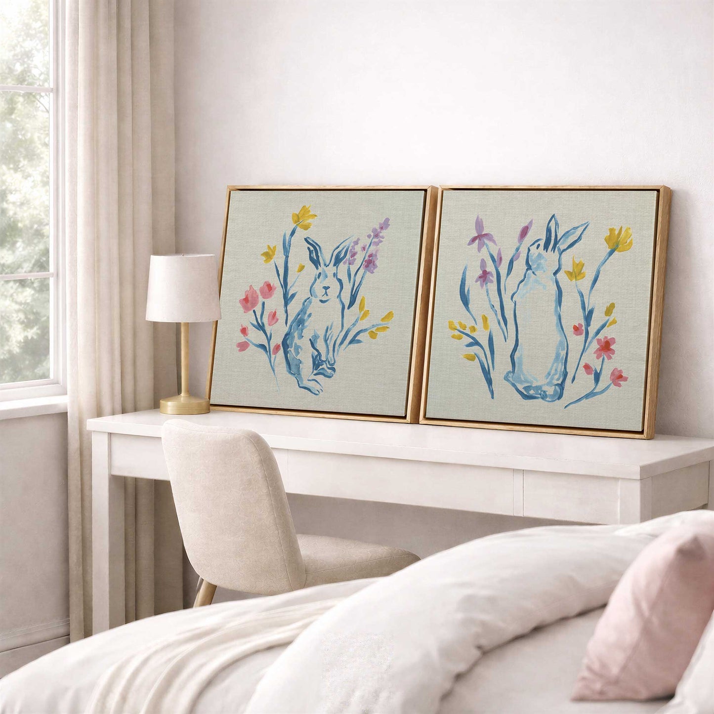 [Color:Opaque White], Picture of art in a White frame