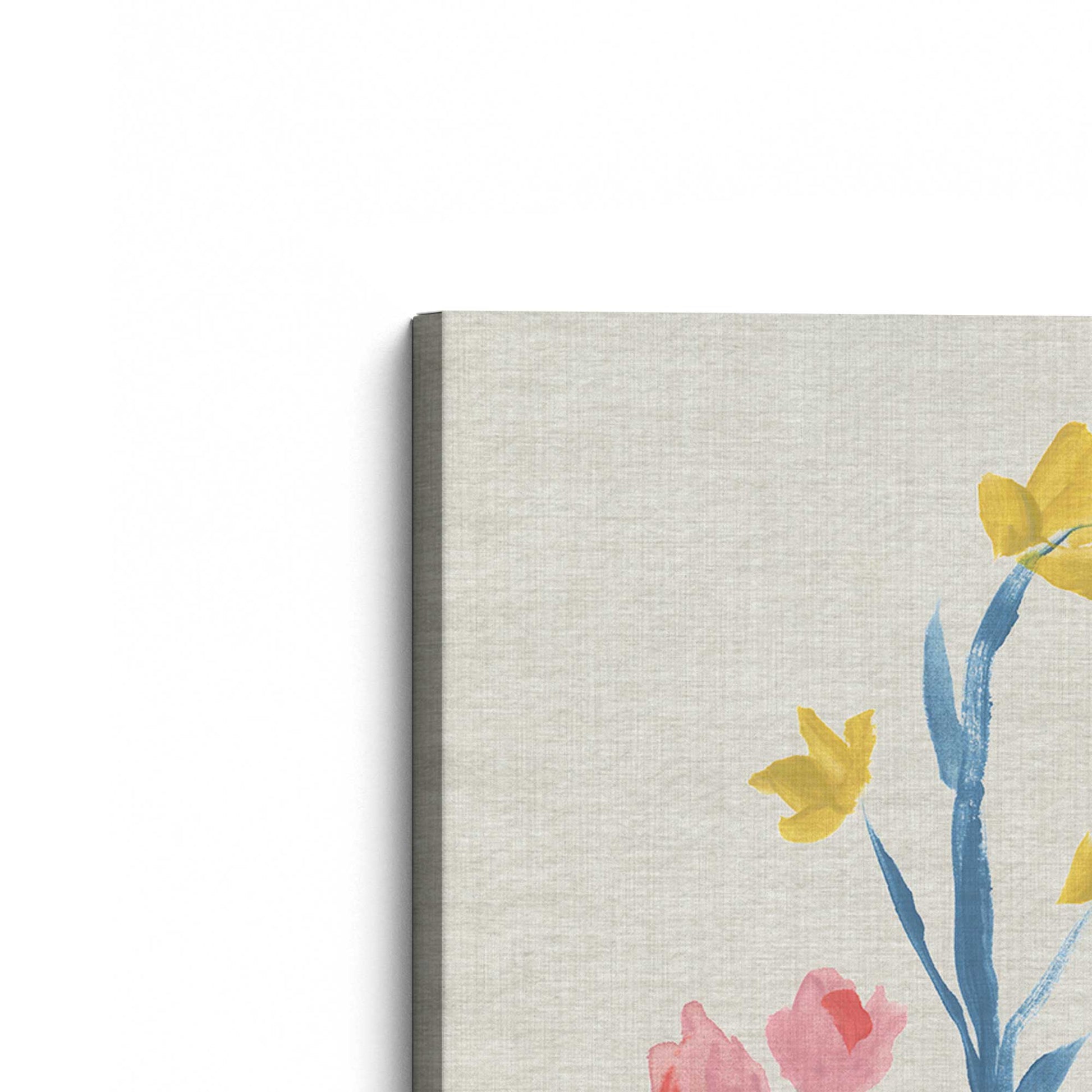 [Color:Stretched Canvas], Picture of art at an angle