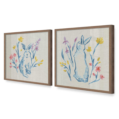 [Color:Walnut], Picture of art in a Walnut frame at an angle