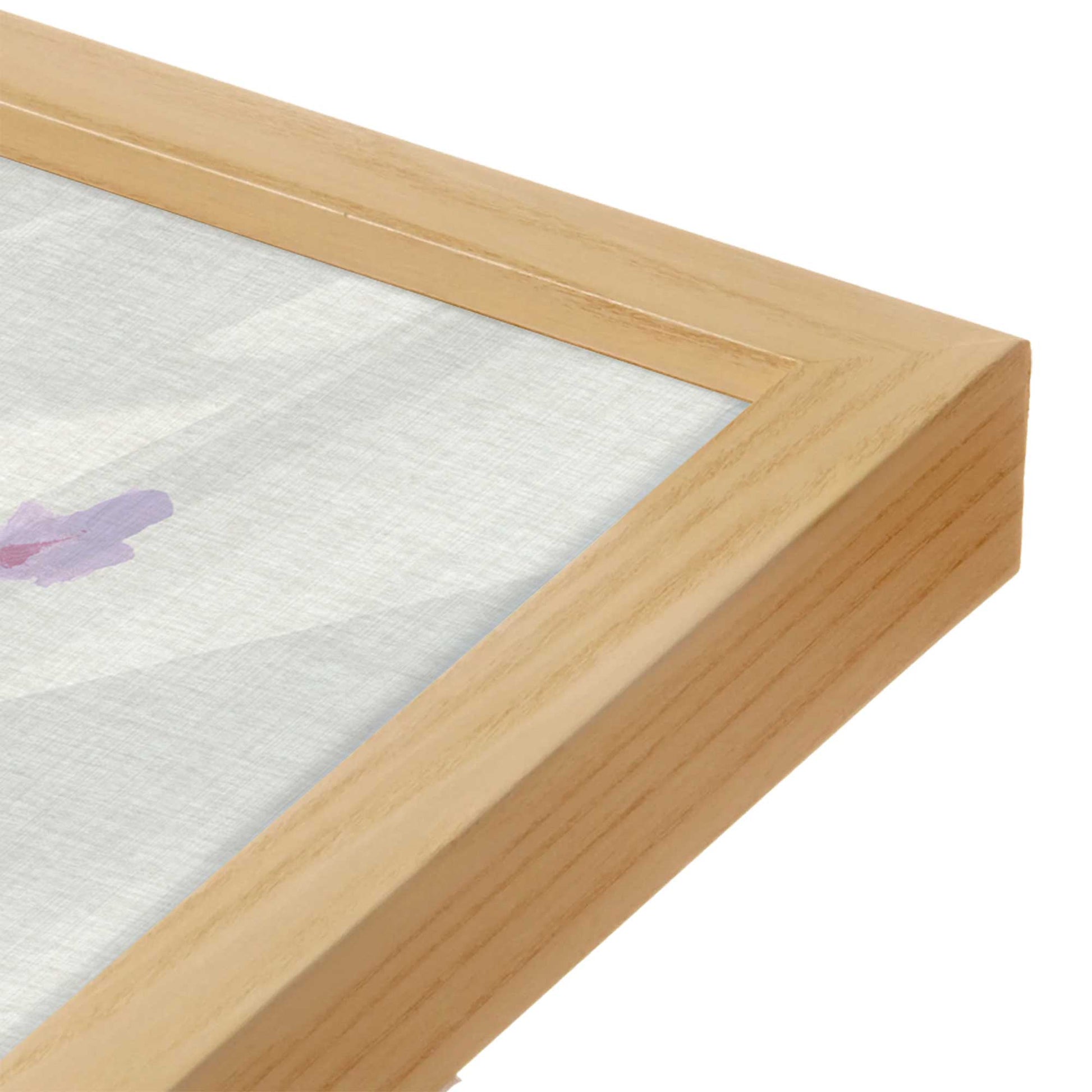 [Color:American Maple], Picture of art in an American Maple frame of the corner