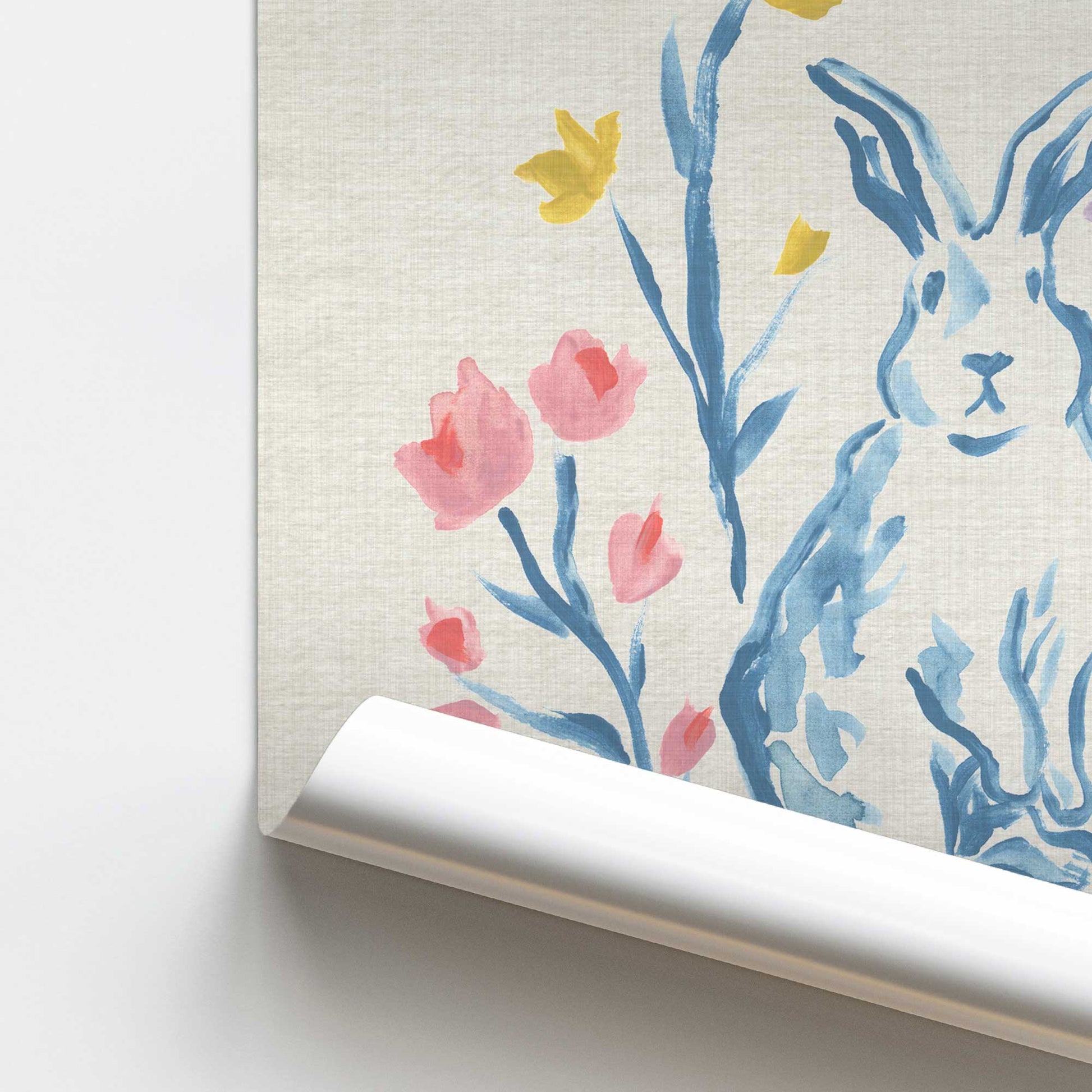 [color:Rolled Print], Picture of close up of art