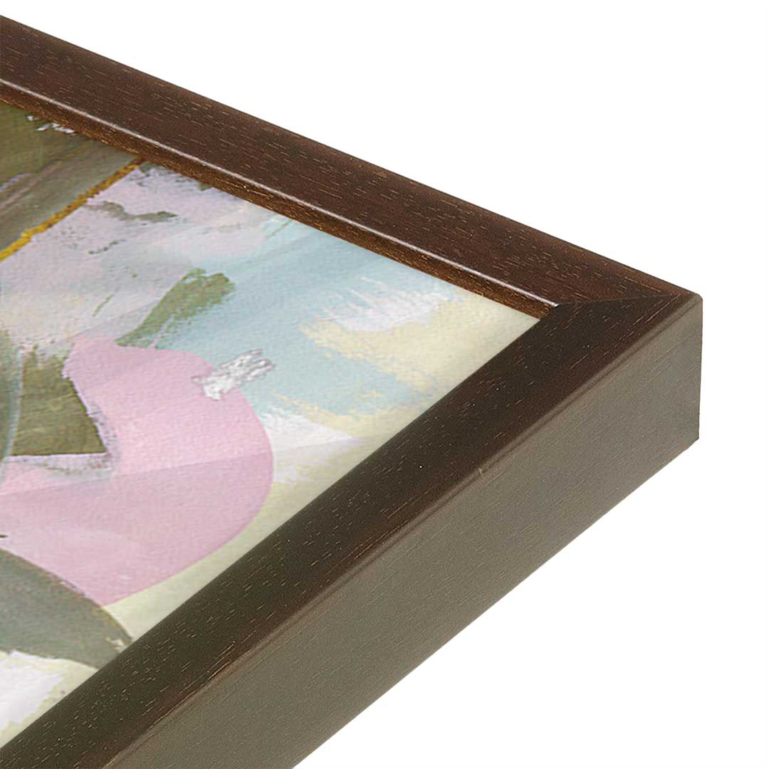 [Color:Belvinder Brown], Picture of art in a Belvinder Brown frame of the corner