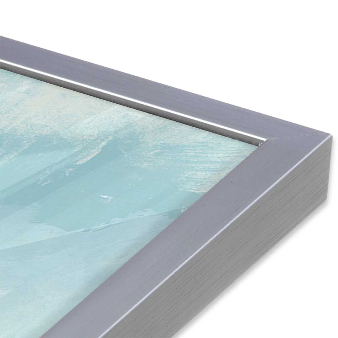 [Color:Polished Chrome], Picture of art in a Polished Chrome frame at an angle