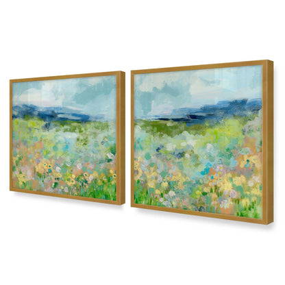 [Color:Polished Gold], Picture of art in a Polished Gold frame of the corner