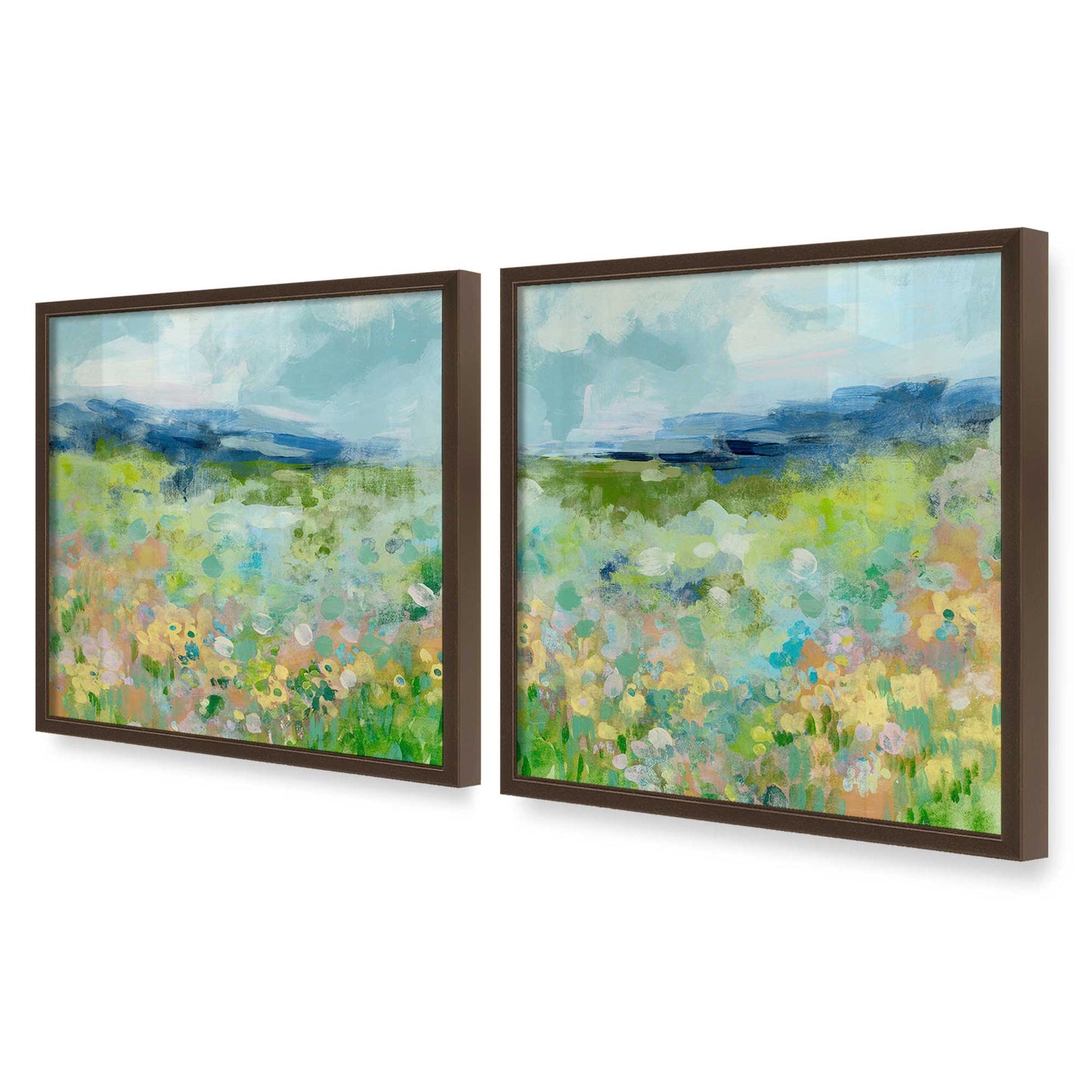 [Color:Belvinder Brown], Picture of art in a Belvinder Brown frame at an angle