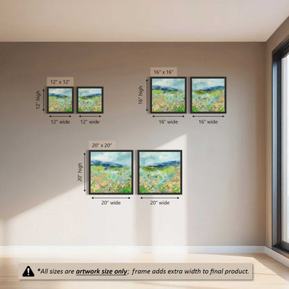 Fields of Happy Set of 2 Art Prints