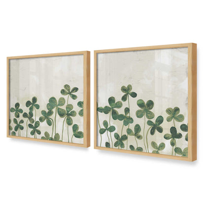 [Color:American Maple], Picture of art in an American Maple frame at an angle