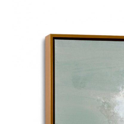 [Color:Polished Gold], Picture of art in a Polished Gold frame at an angle