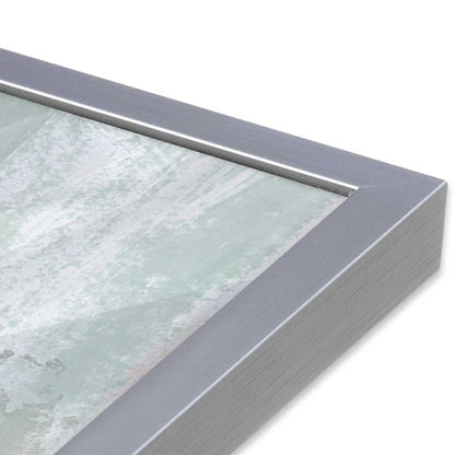 [Color:Polished Chrome], Picture of art in a Polished Chrome frame at an angle