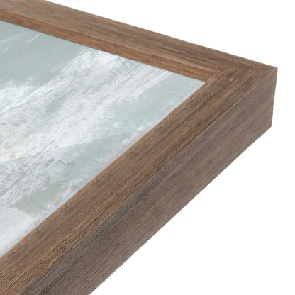 [Color:Walnut], Picture of art in a Walnut frame of the corner
